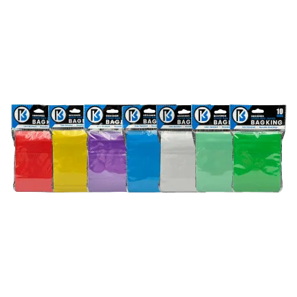 10-Pack Bag King Child-Resistant Opaque Wide Mouth Mylar Bag | 1/8th ounce