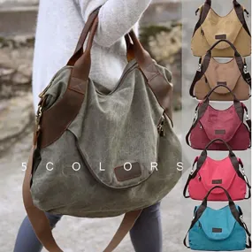 2020 Large Casual Canvas Tote Handbag Women Shoulder Bags