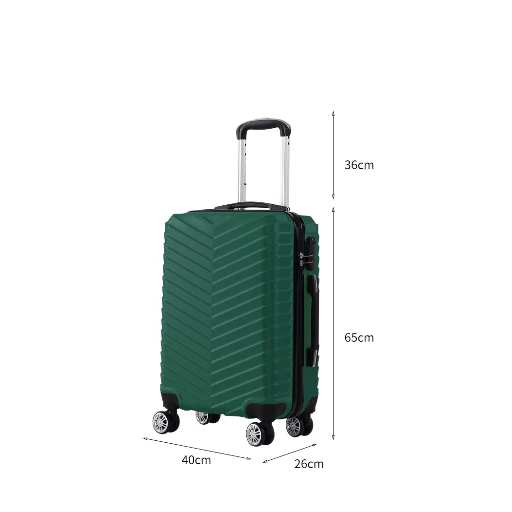 24" Luggage Suitcase Travel - Green