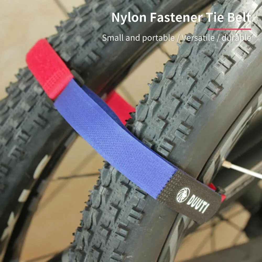 5Pcs 25cm Bicycle Handlebar Fixed Tape Road Bike Handlebar Strap Fishing Rod Tie Holder Strap Suspenders Fastener Hook Loop Ties