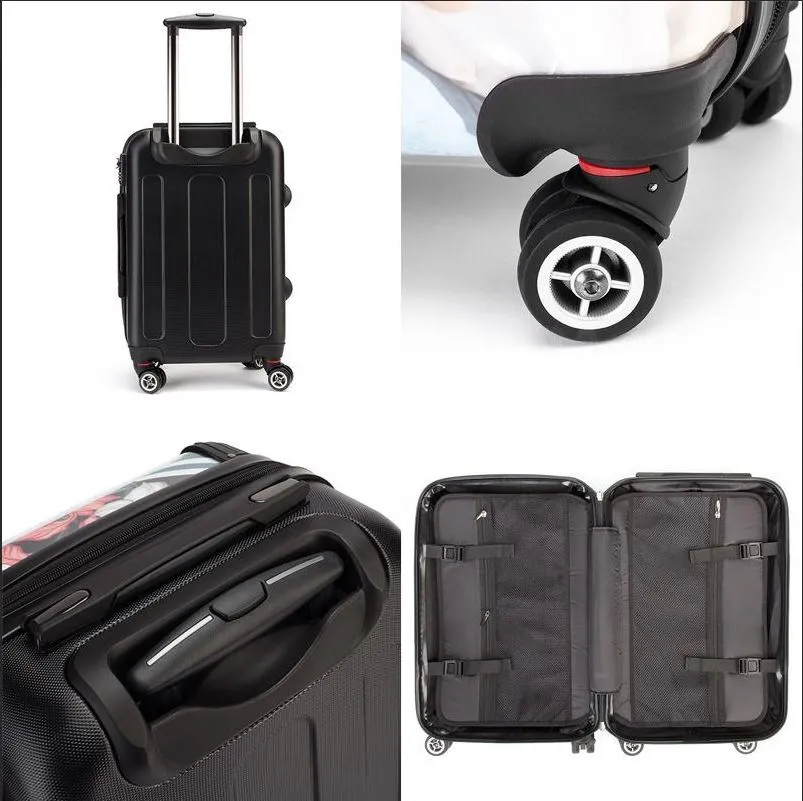 Abstract Strips Suitcase / Luggage