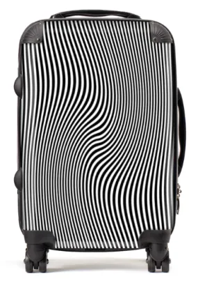 Abstract Strips Suitcase / Luggage