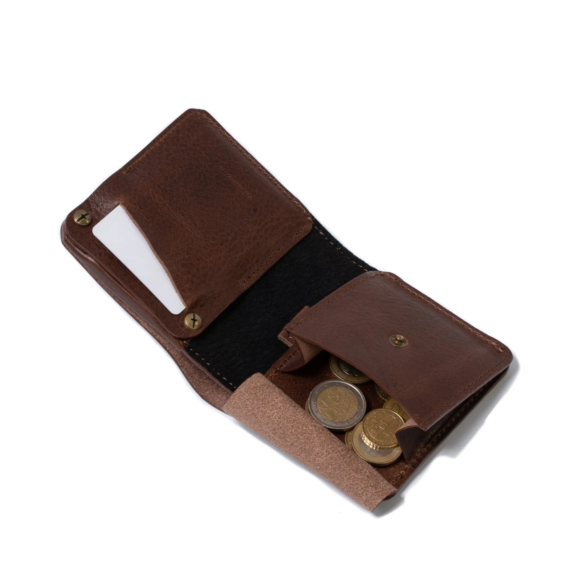 AirTag Billfold Wallet with Large Coin Pouch - Stylish and Practical