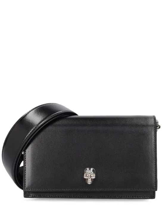 Alexander McQueen   Small Skull leather shoulder bag 