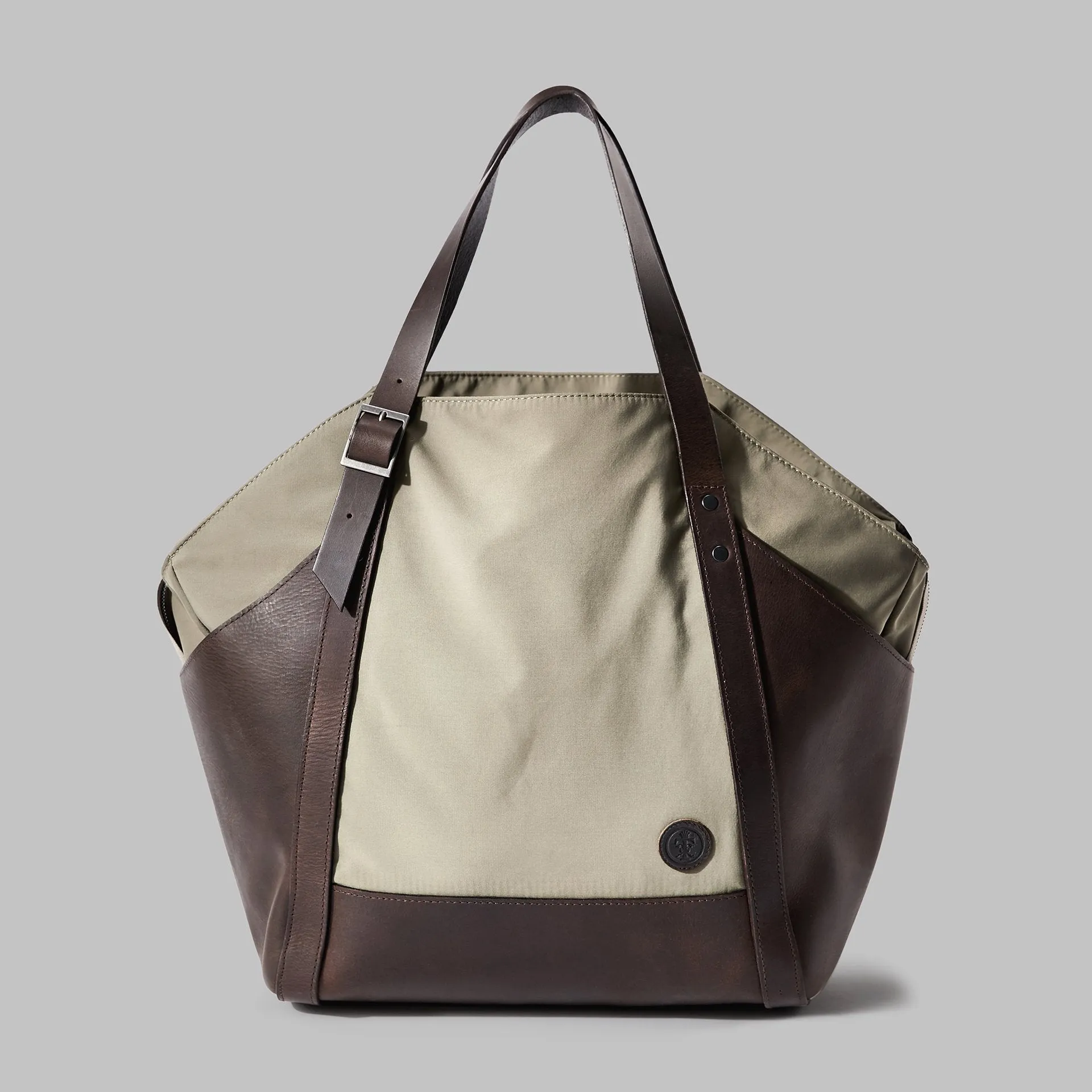 Amerton Beige Nylon Shoulder Bag