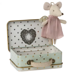 Angel Mouse in Suitcase