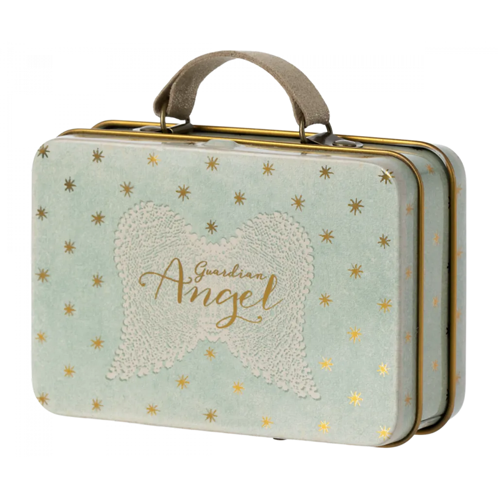 Angel Mouse in Suitcase