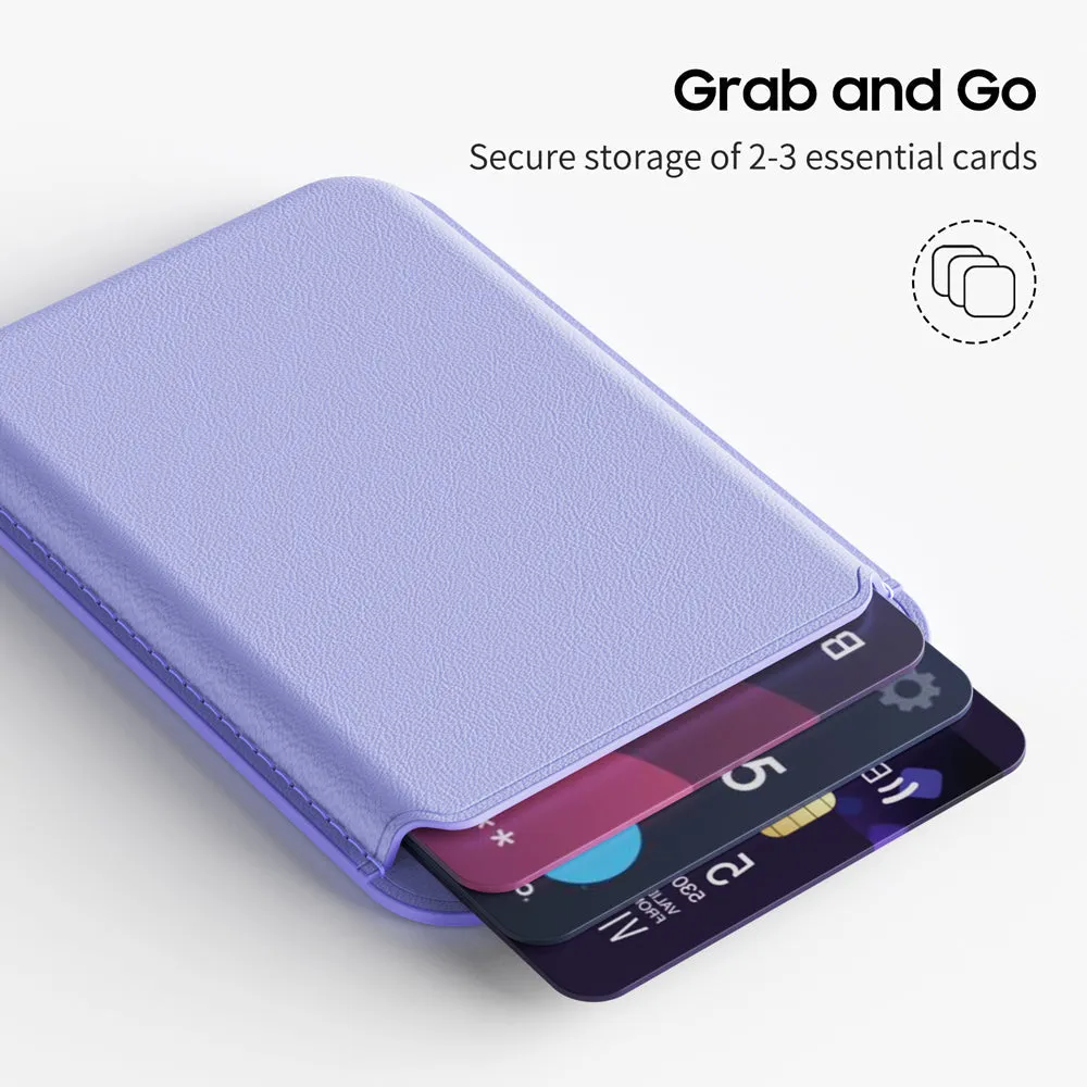 Astral Violet | Leather Wallet with MagSafe