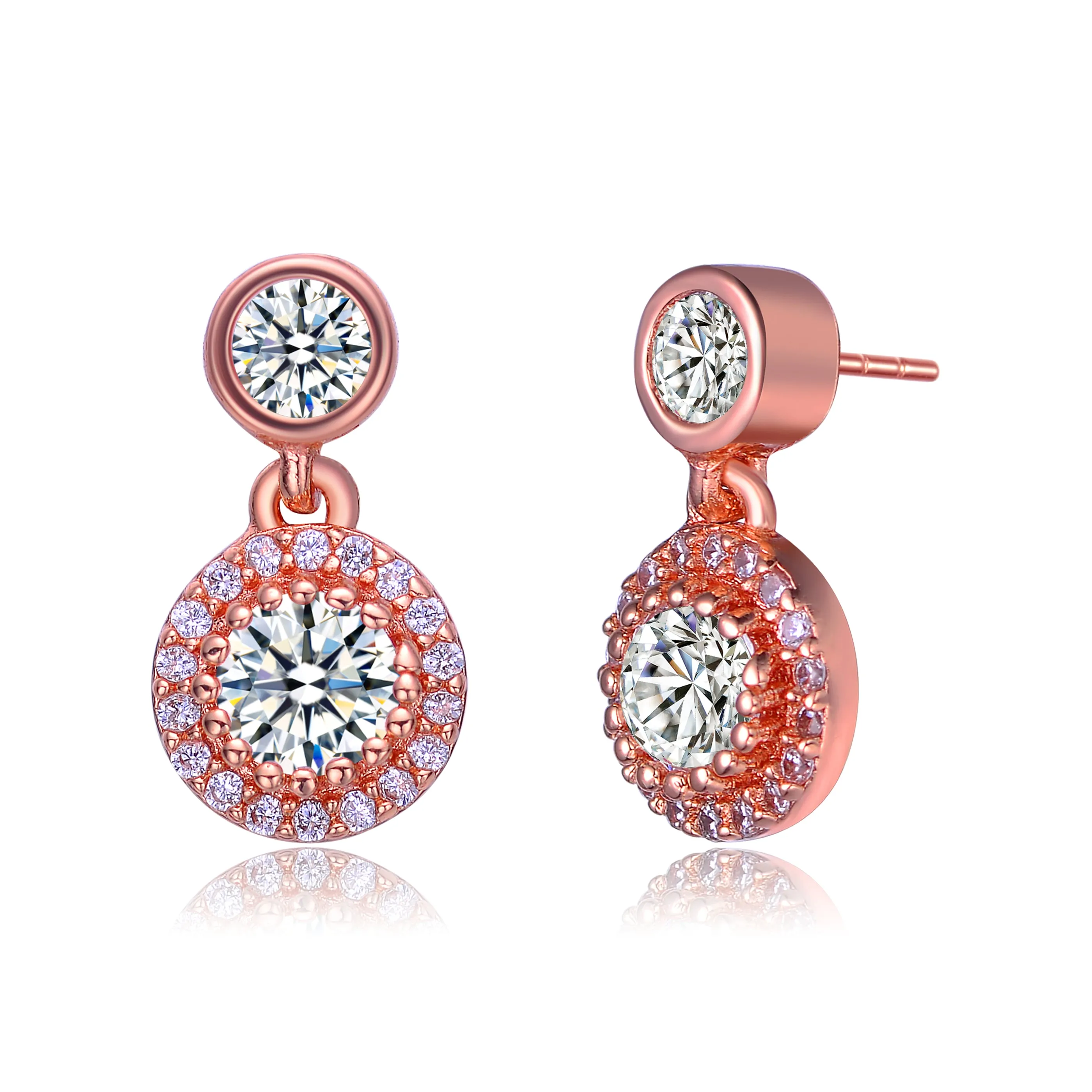 Audrey Solitaire Earrings