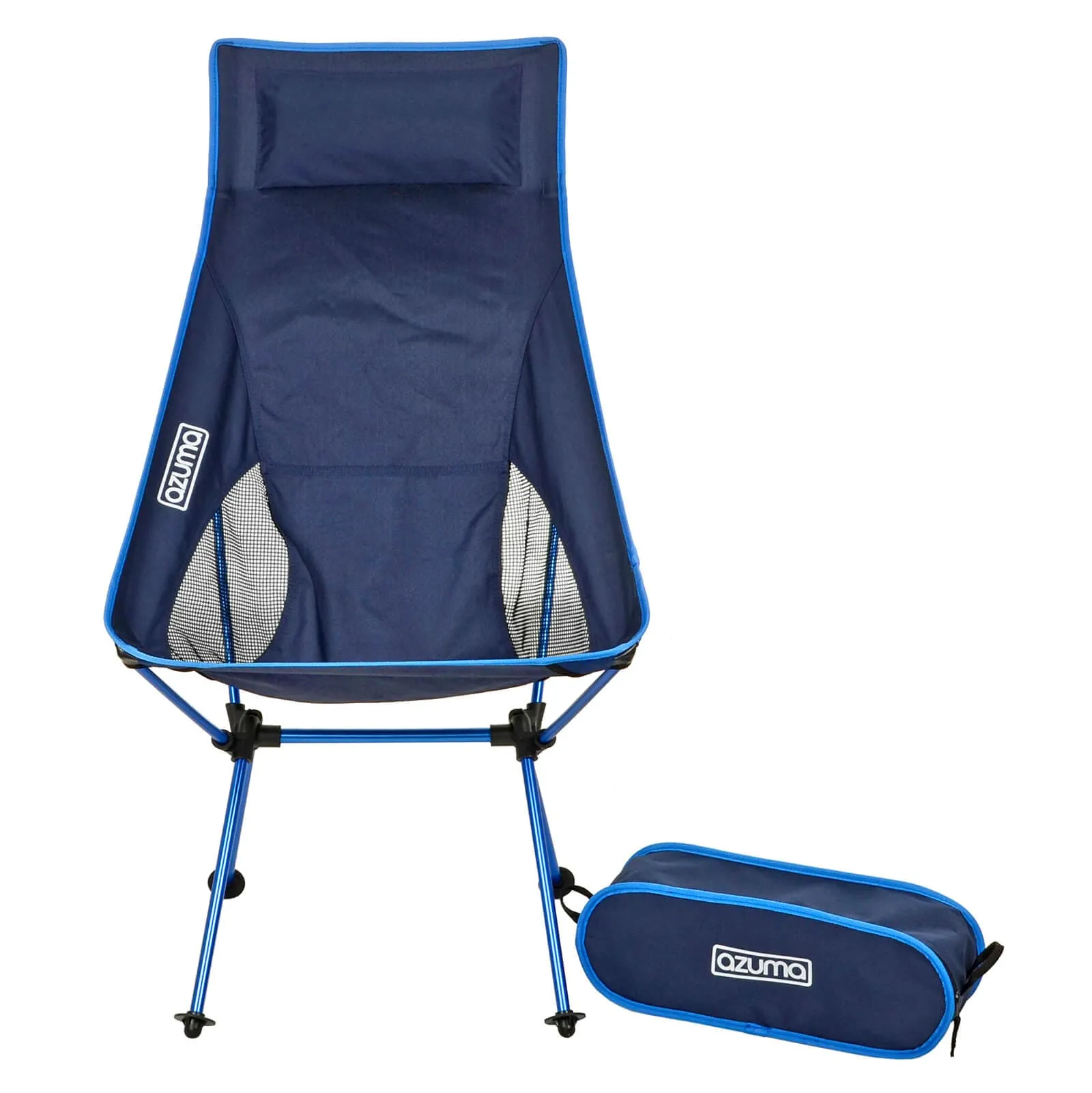 Azuma Ultra Light Camping Chair With Bag Picnic Fishing Seat