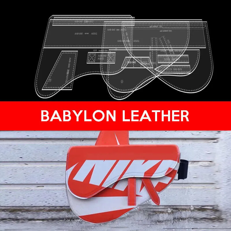 BABYLON™ Leather Saddle Bag DIY Making Pattern AAB-840