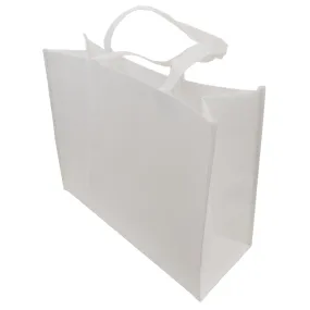 Bags - Shopping Bag with Gusset - Fibre Paper - 43cm x 37cm - Short Handles