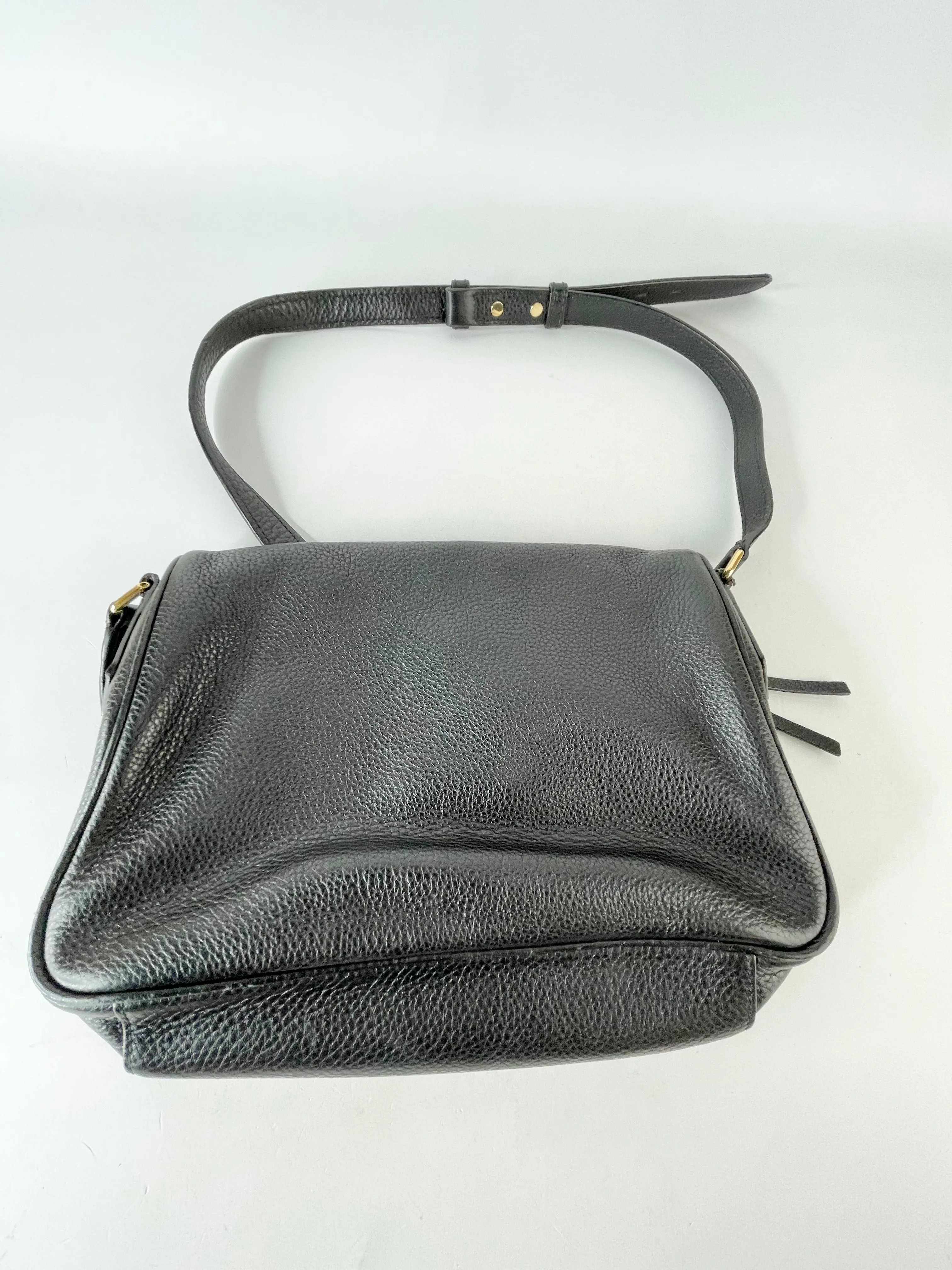 Bally Black Leather Shoulder Bag