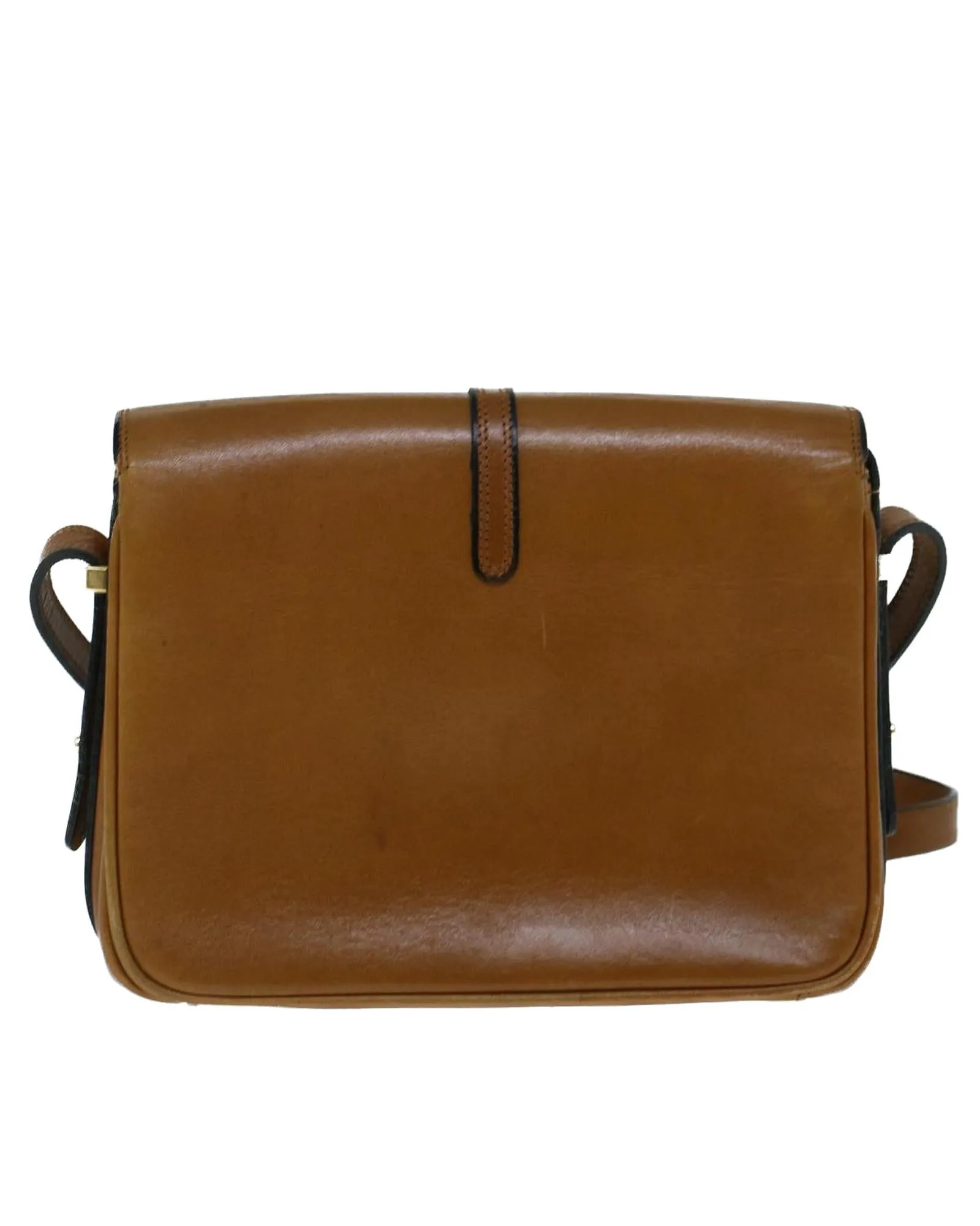 BALLY Brown Leather Shoulder Bag