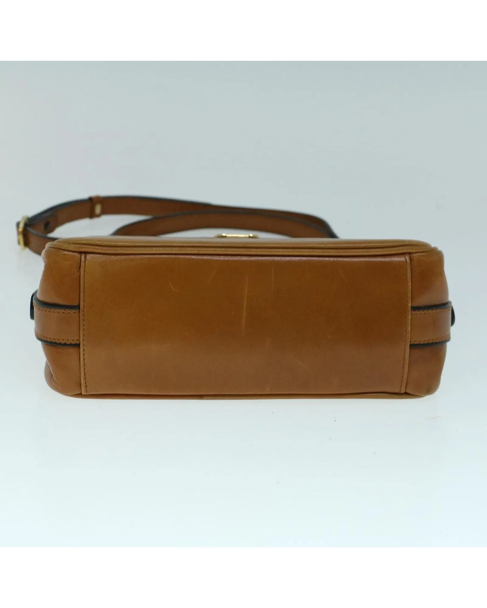 BALLY Brown Leather Shoulder Bag