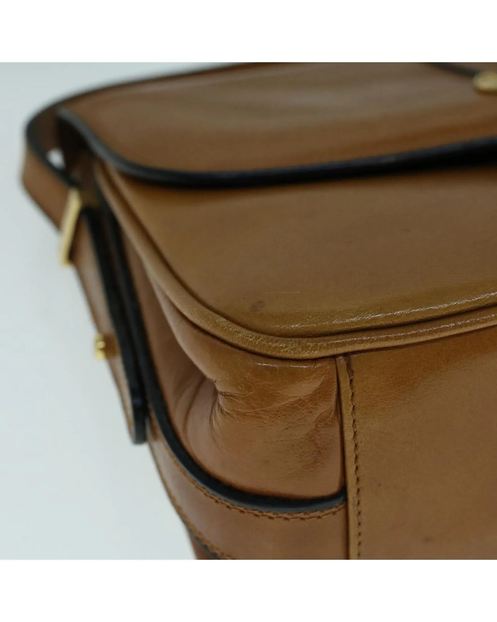 BALLY Brown Leather Shoulder Bag