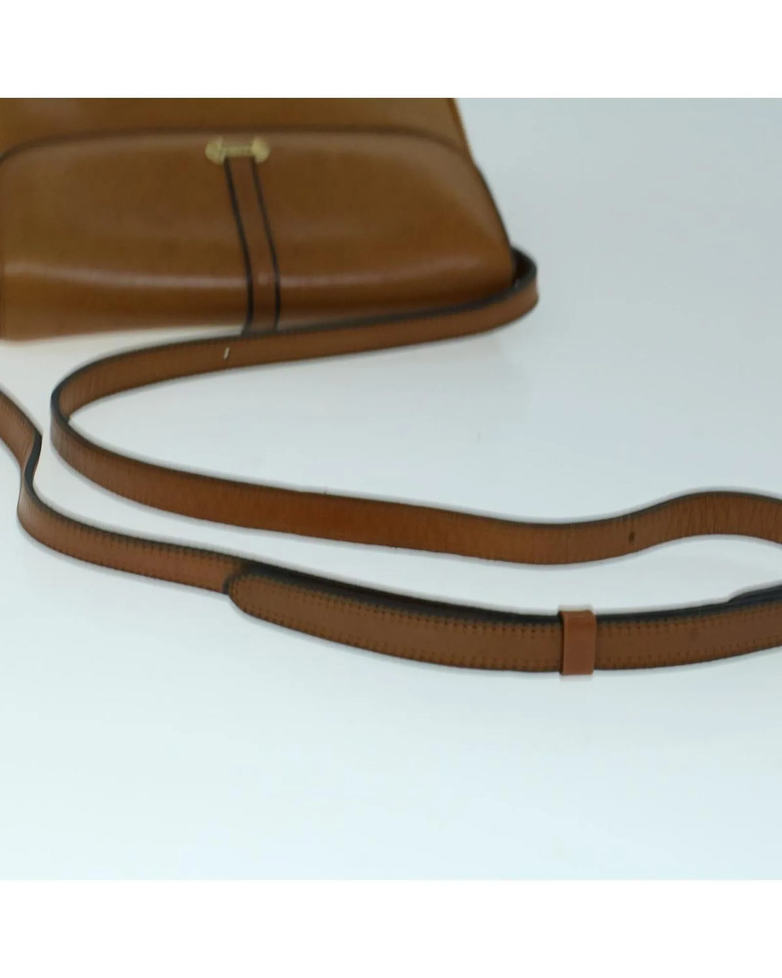 BALLY Brown Leather Shoulder Bag