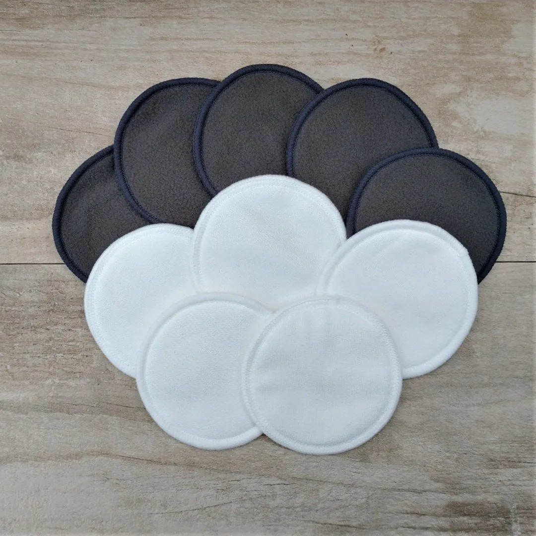Bamboo Cotton & Bamboo Charcoal Reusable Make Up Removal Pads