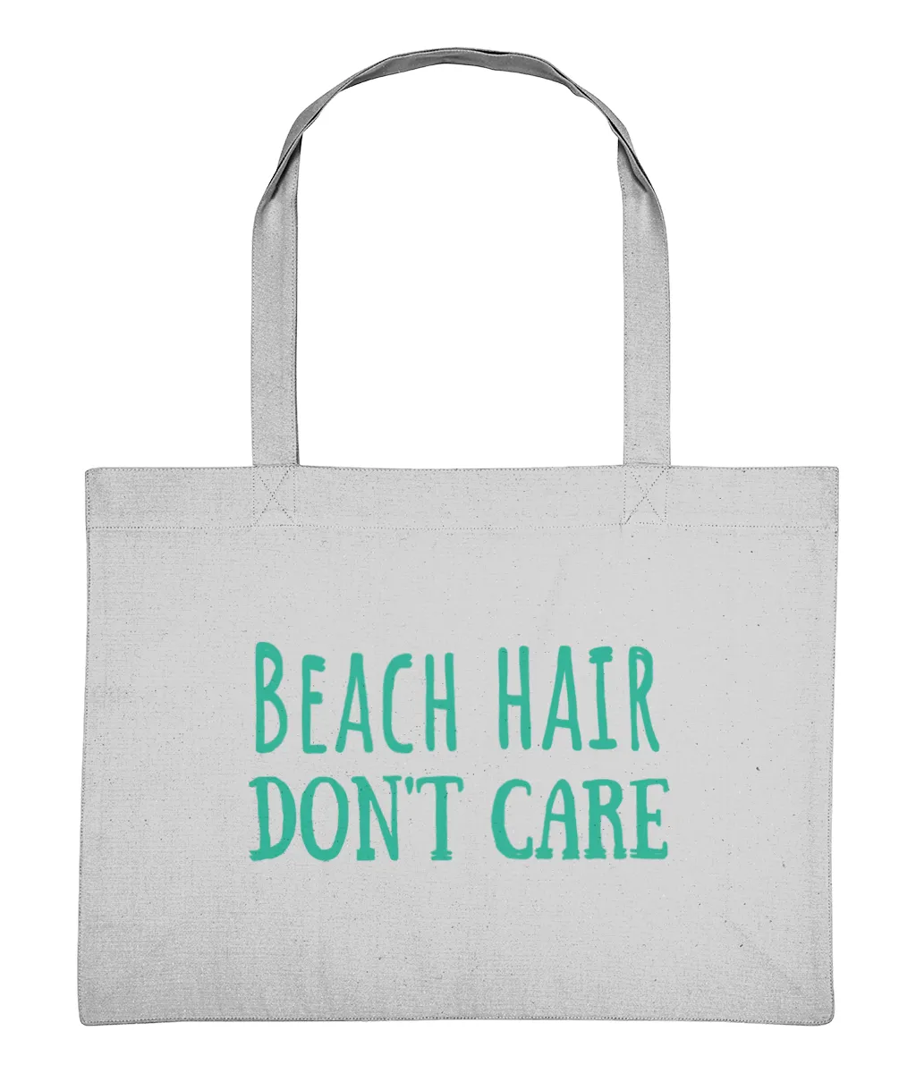 Beach Hair Don't Care Recycled Cotton Shopping Bag