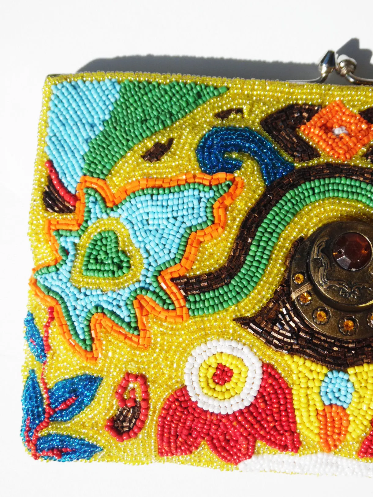 Beaded Evening Bag Groovy Evil Eye