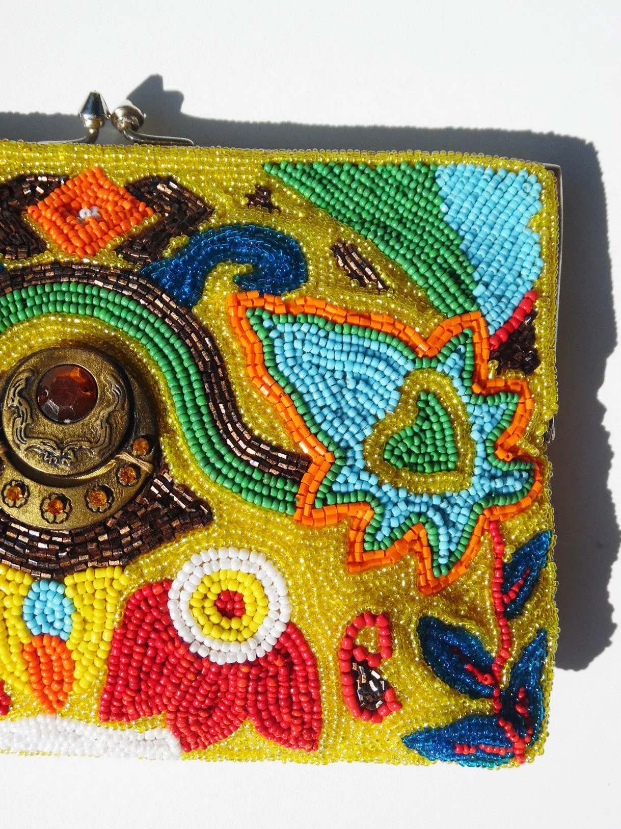 Beaded Evening Bag Groovy Evil Eye