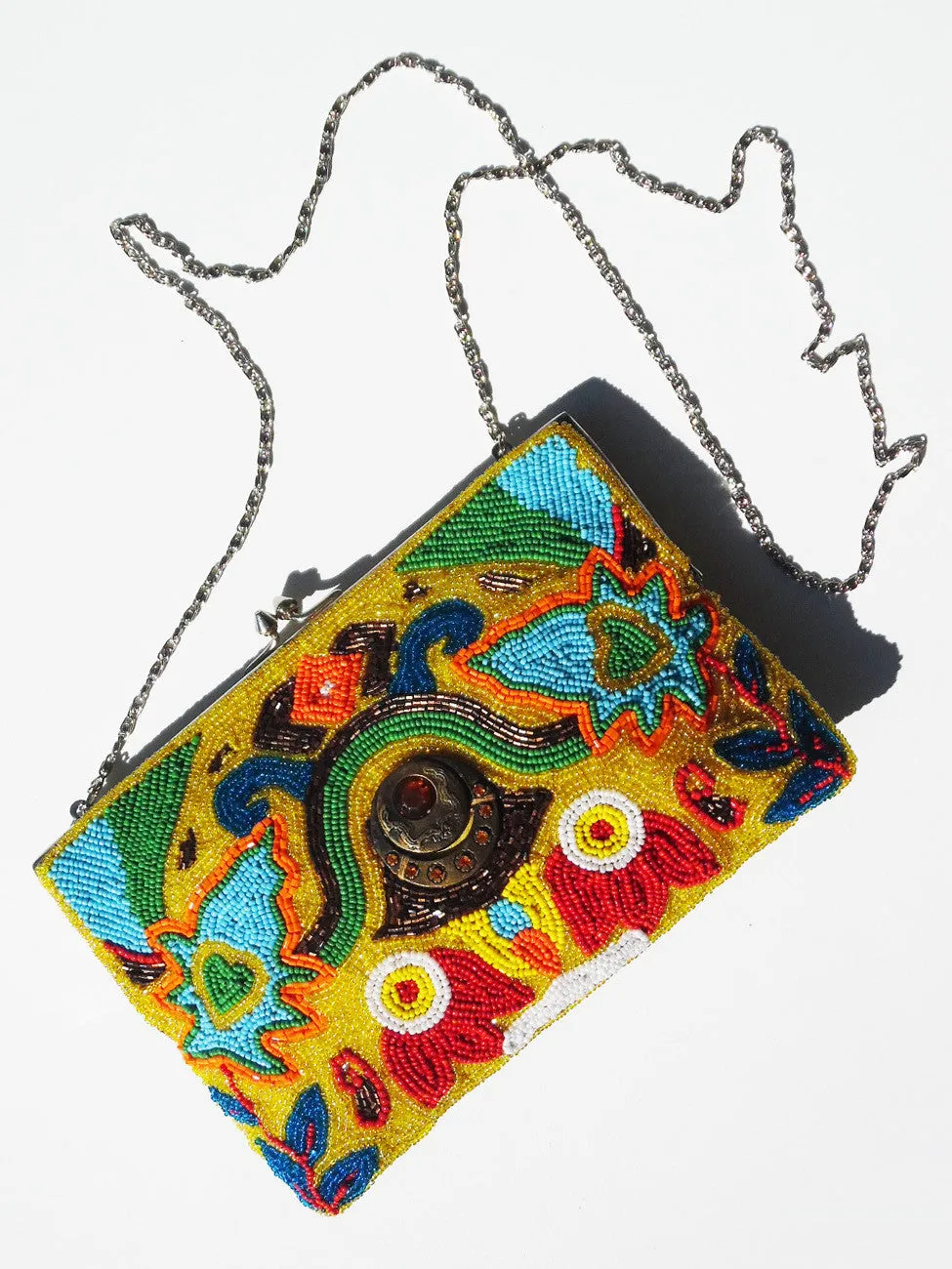 Beaded Evening Bag Groovy Evil Eye