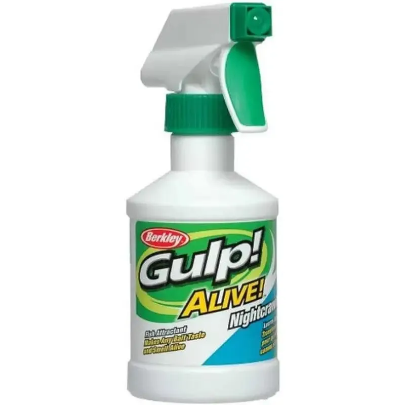 Berkley Gulp Alive Fishing Attractant Spray - 237ml - Herring / Nightcrawler