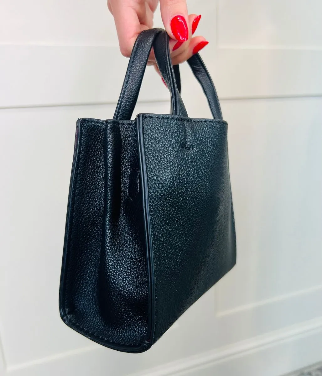 Black Bow Detail Mini Bag