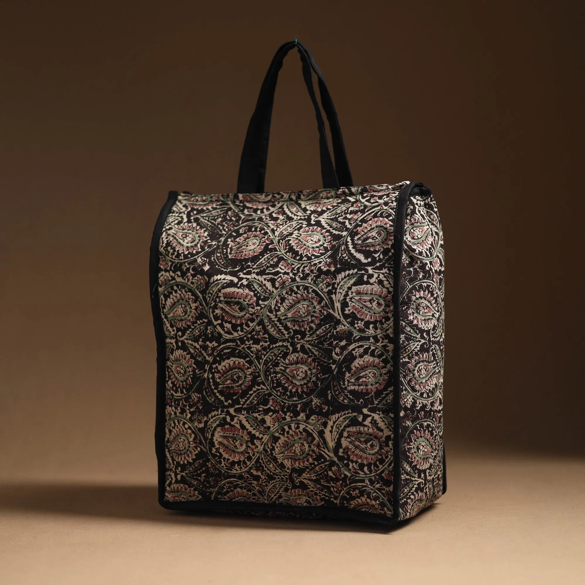 Black - Handcrafted Cotton Shopping Bag 23