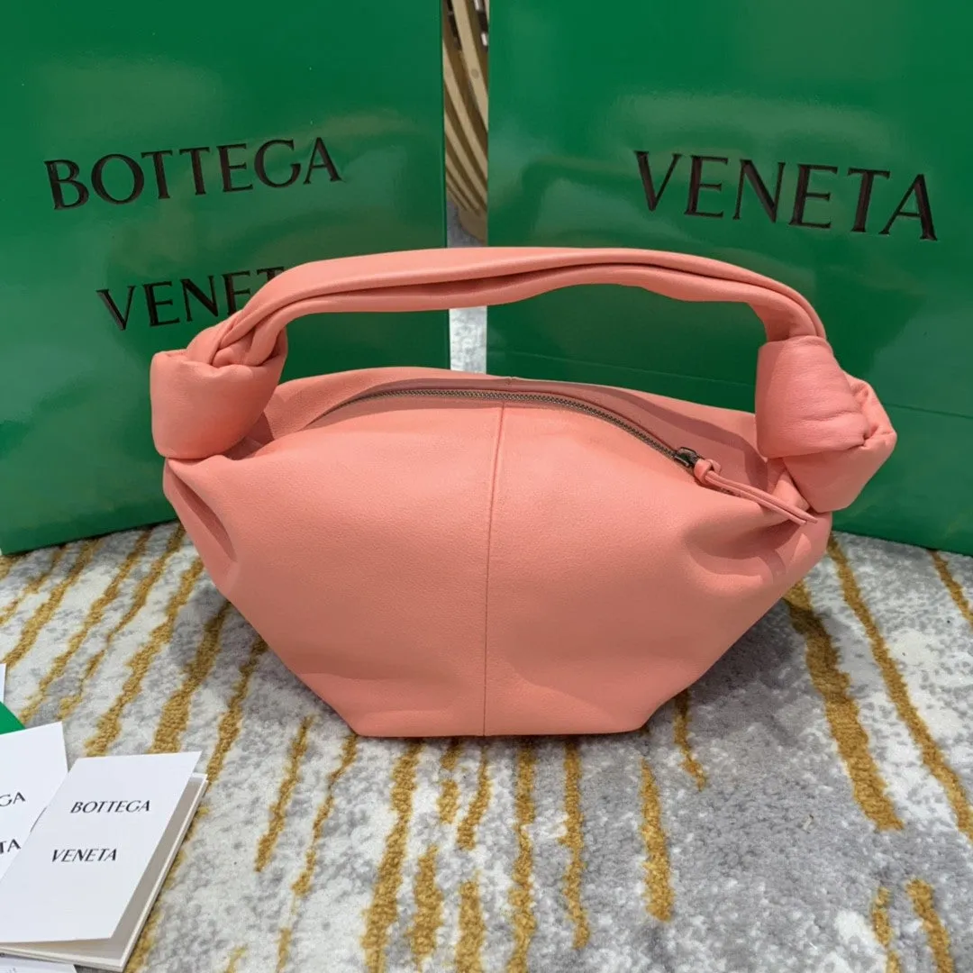 BV Double Knot Bag For Women 11.8in/30cm In Pink