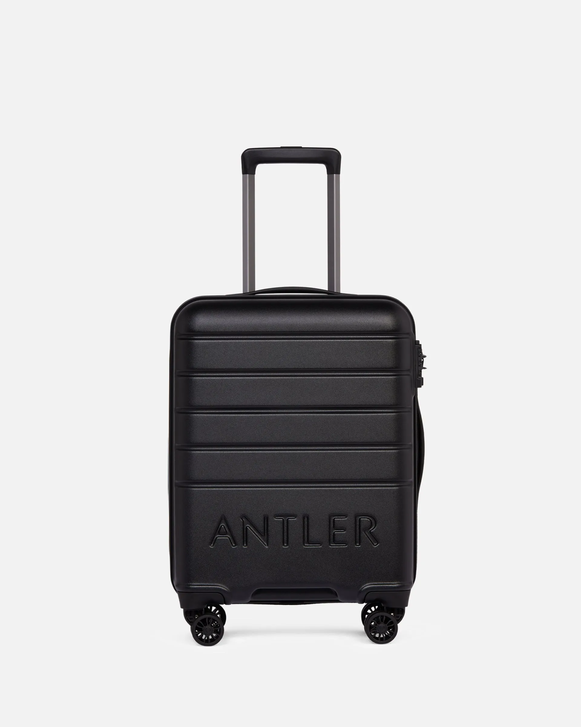 Cabin Suitcase in Black - Logo