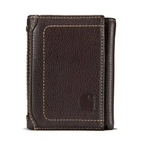 CARHARTT Milled Pebble Trifold Wallet-Pebble Brown B0000209