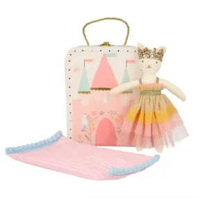 Castle & Princess Kitty Mini Suitcase Doll