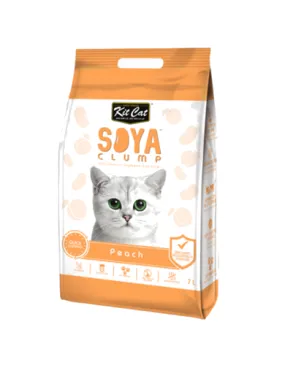 [CAT LITTER SALE] Kit Cat Soya Clump Cat Litter 7L (Peach)