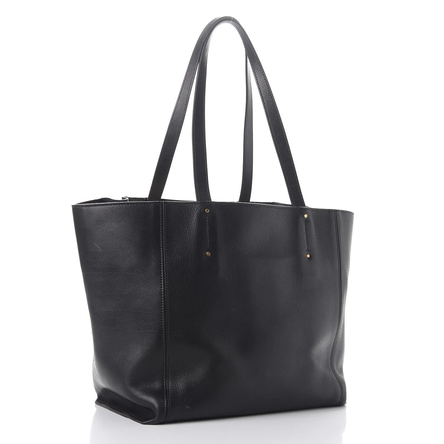 CHLOÉ MILO SMOOTH CALFSKIN MEDIUM SHOPPING TOTE BAG