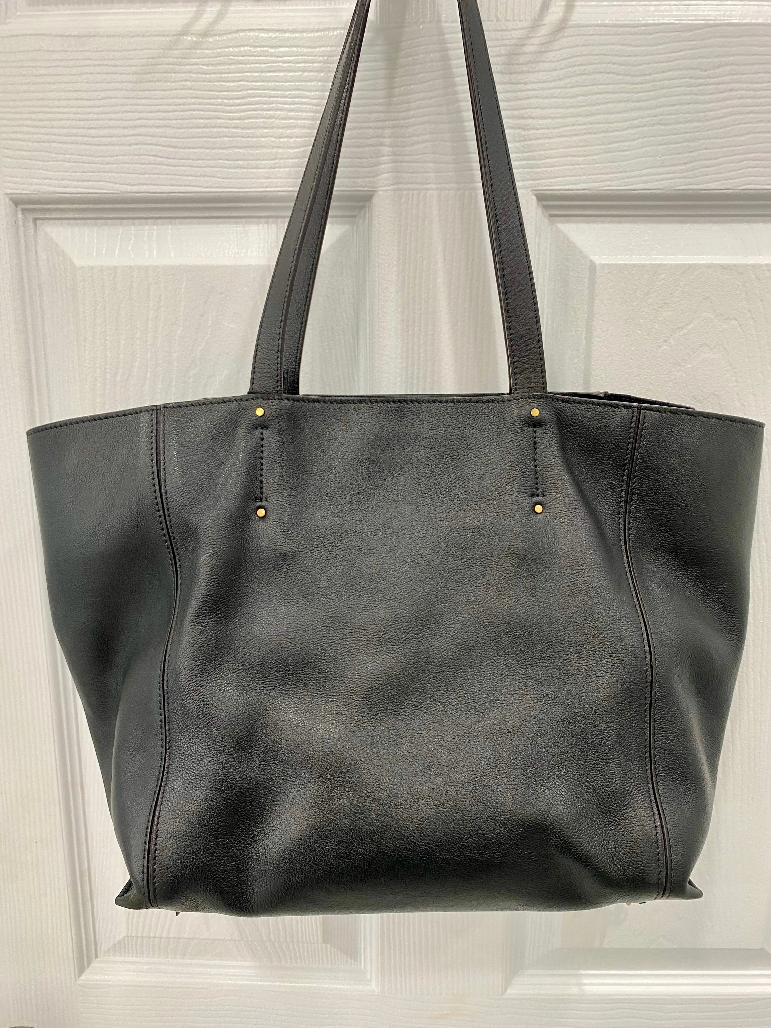 CHLOÉ MILO SMOOTH CALFSKIN MEDIUM SHOPPING TOTE BAG