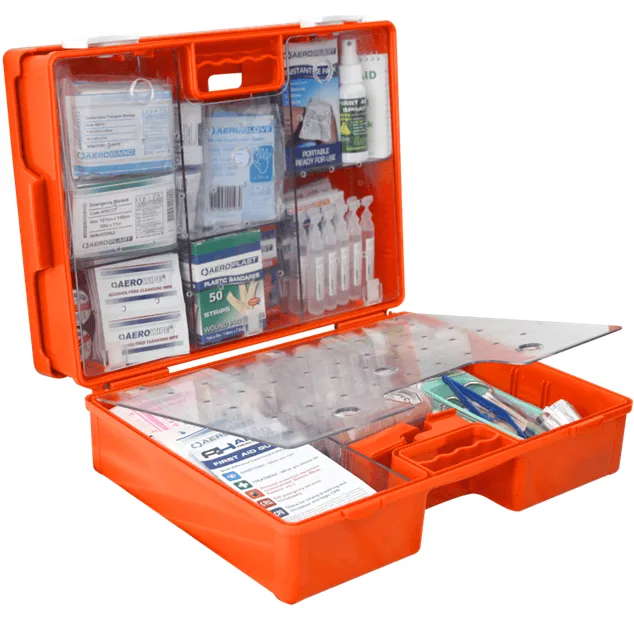 Commander First Aid Kit Hard Case Rugged Carry Workplace Compliant