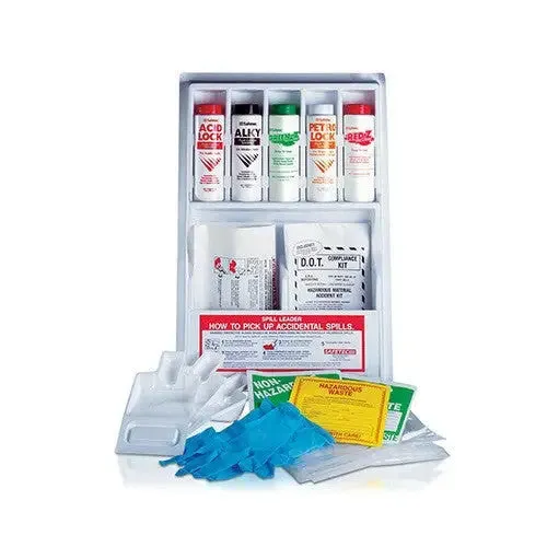 Complete Spill Containment Kit, Wall Mounted