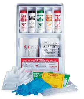 Complete Spill Containment Kit, Wall Mounted