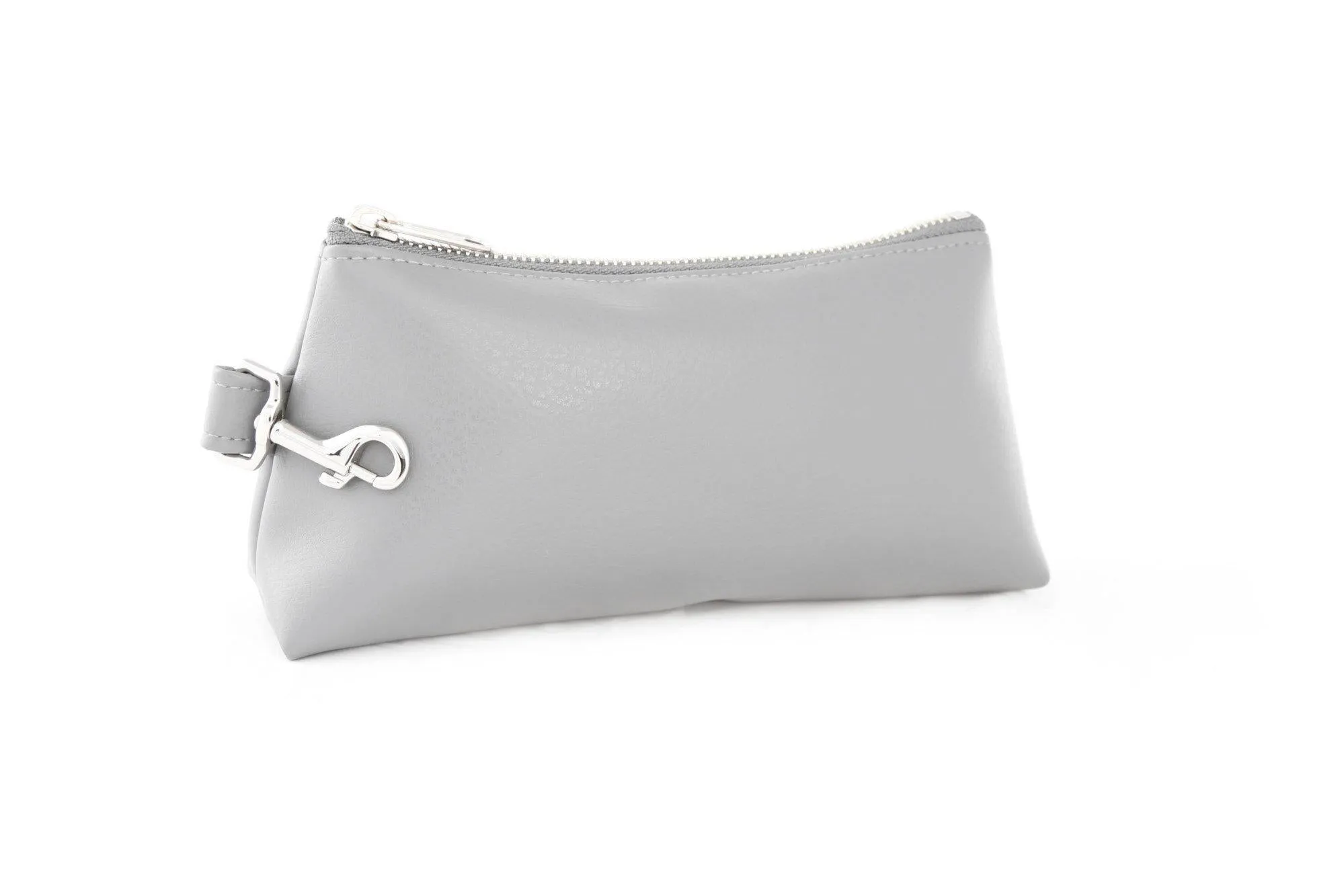 Cool Grey Vegan Leather Bag