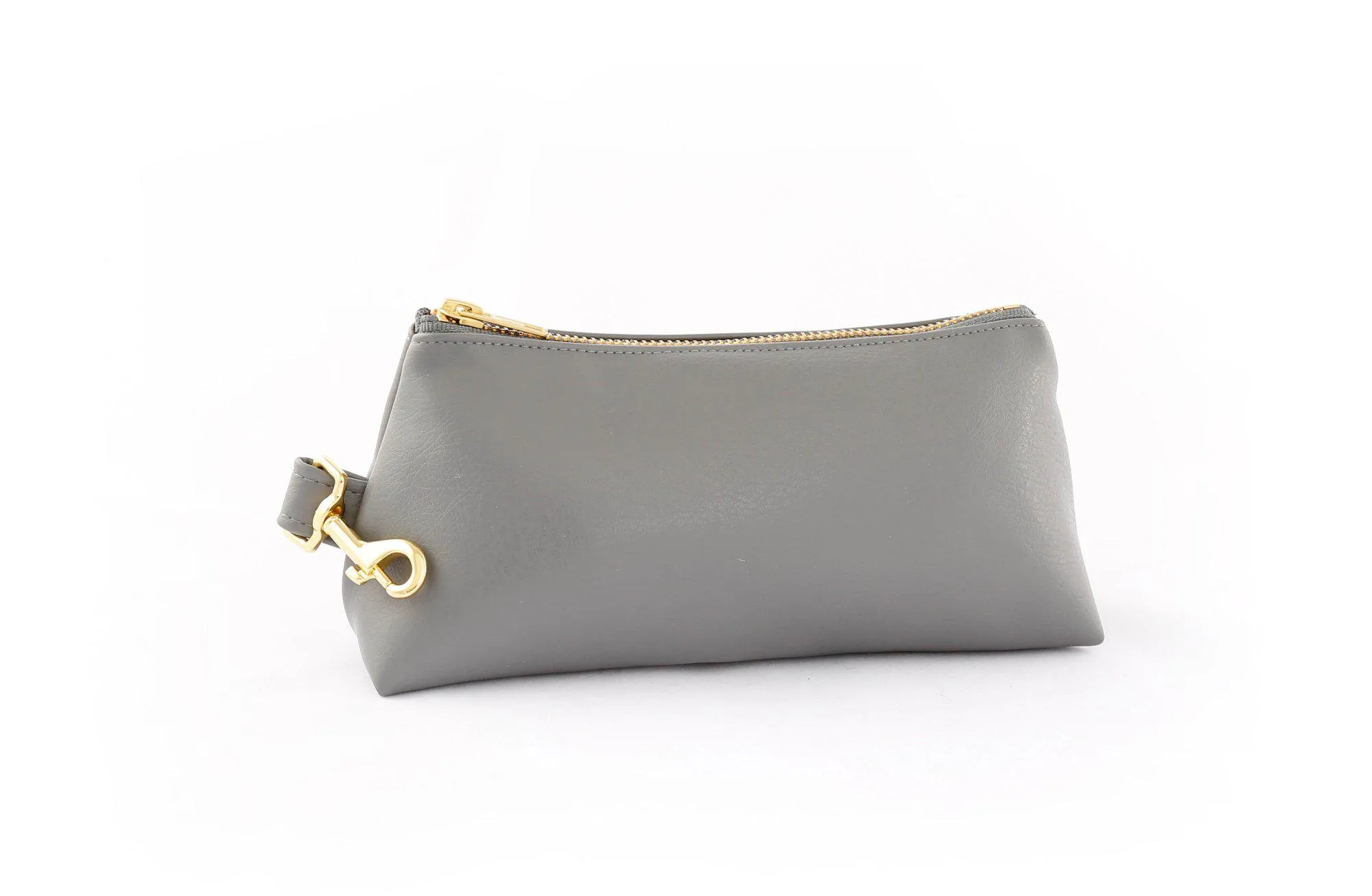 Cool Grey Vegan Leather Bag