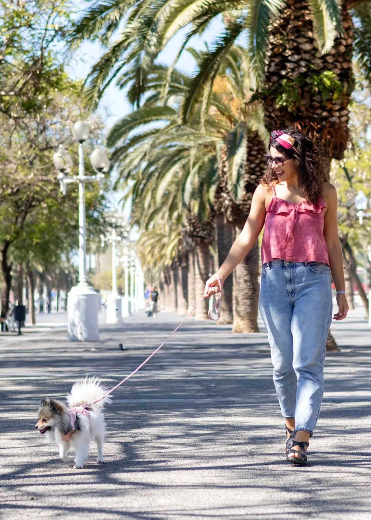 Coral Crush Dog Poop Bag Dispenser