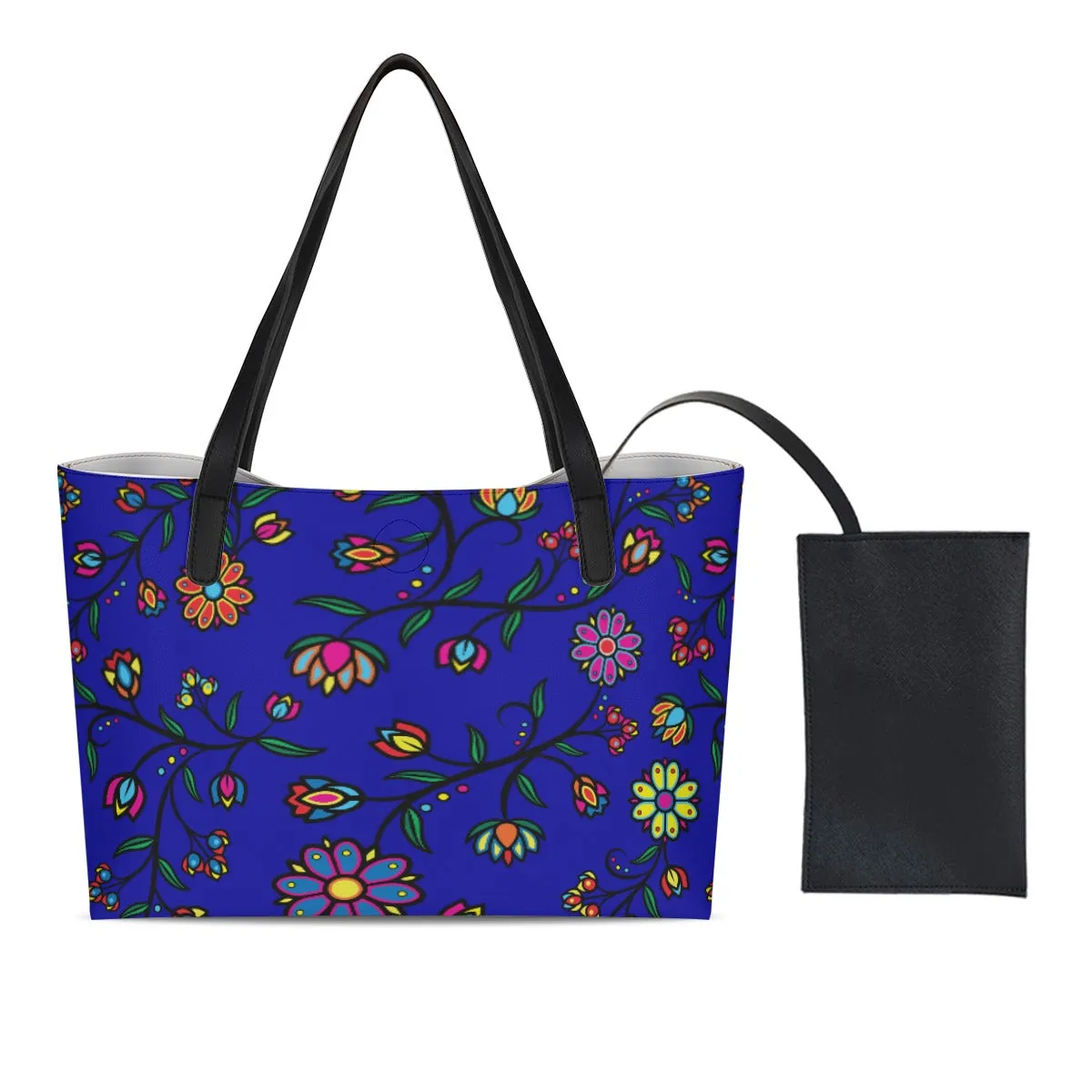 Cosmic Whisper Elk Shadow Shopping Tote Bag With Black Mini Purse