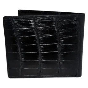 Crocodile Mens Wallet - Black