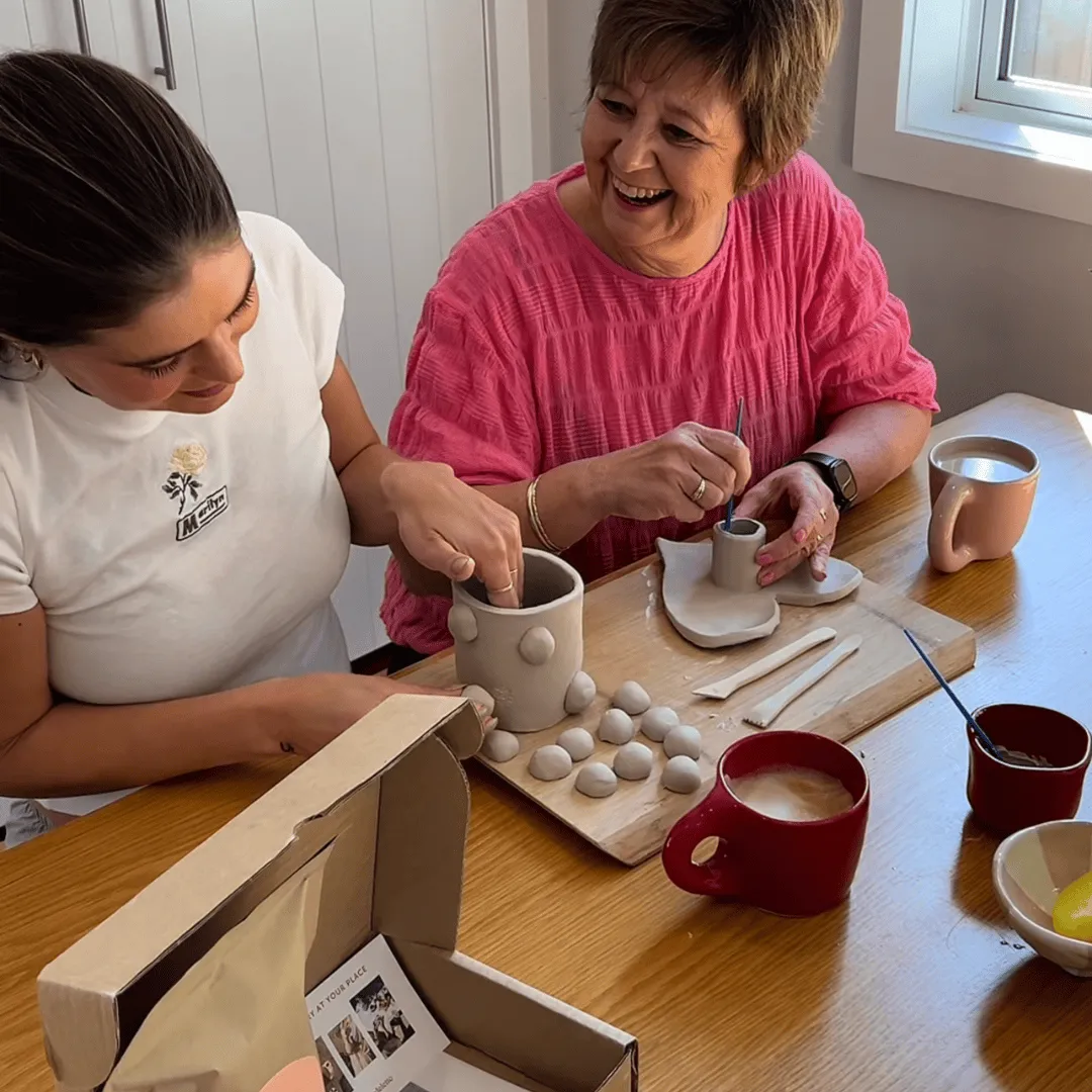 Date night pottery kit bundle