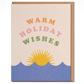 Daydream Prints - Warm Holiday Wishes Christmas card