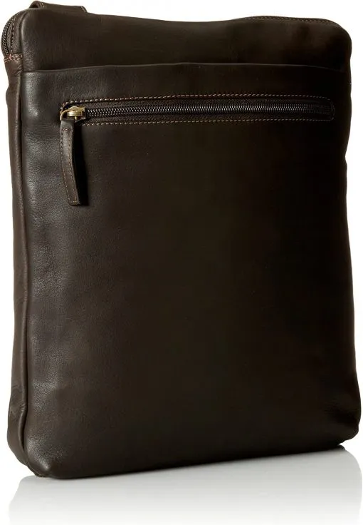 Derek Alexander Leather DERBY -Top Zip Unisex Messenger Bag