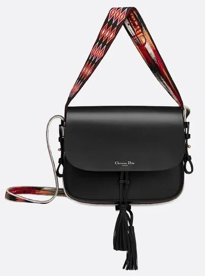 DiorOdeo Flap Bag, Black