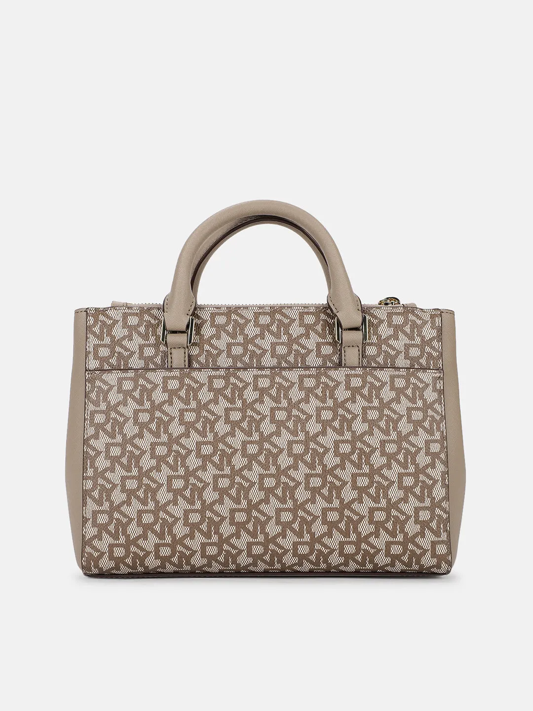 Dkny Women Beige Printed Shoulder Bag