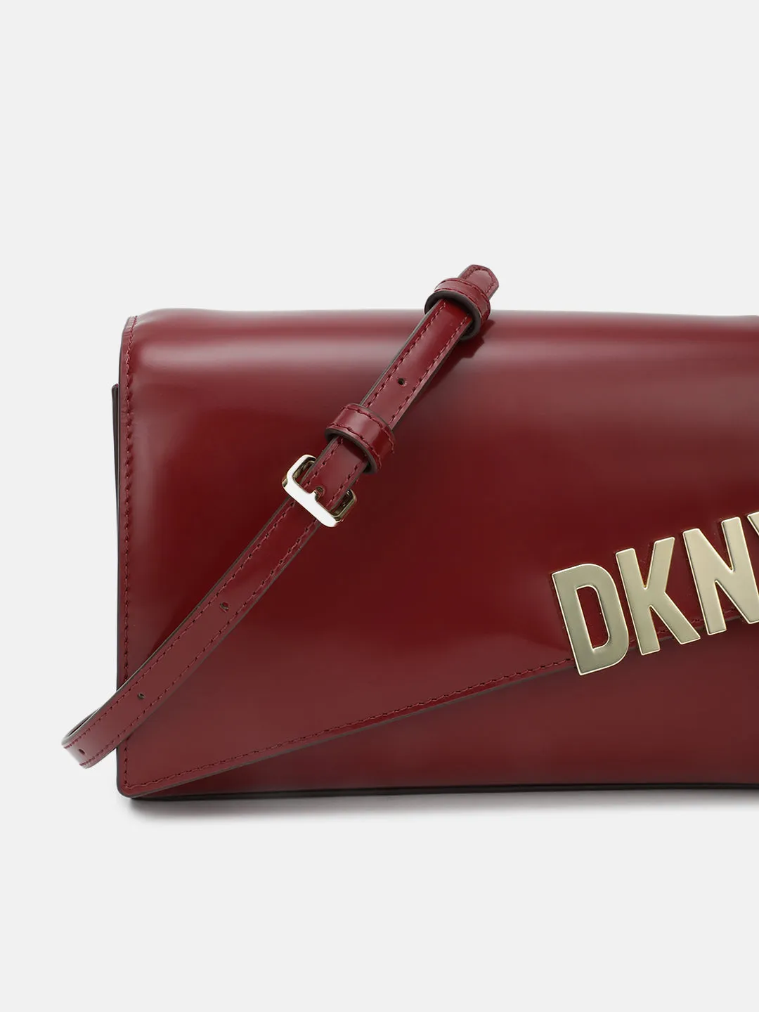 Dkny Women Red Solid Shoulder Bag